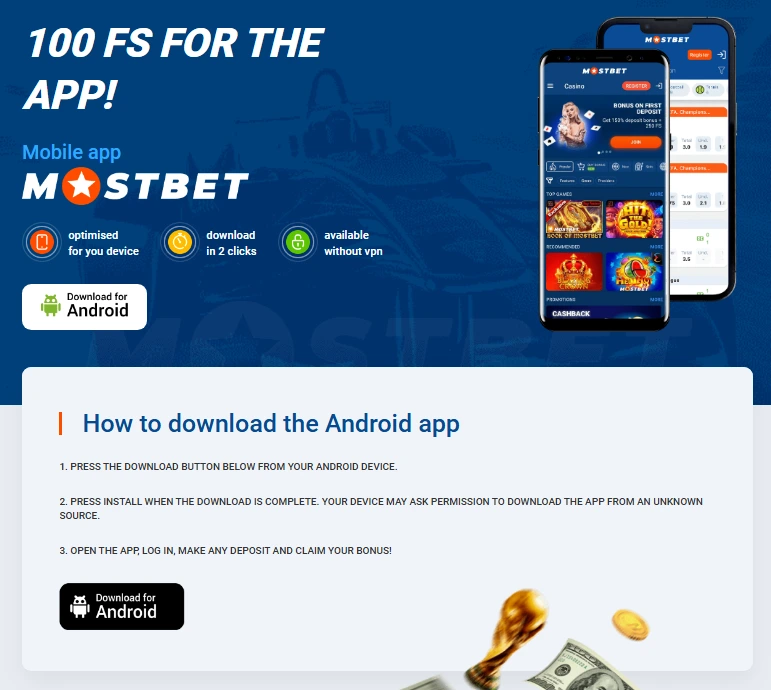 Mostbet APK — Android tətbiqi və mobil yükləmə